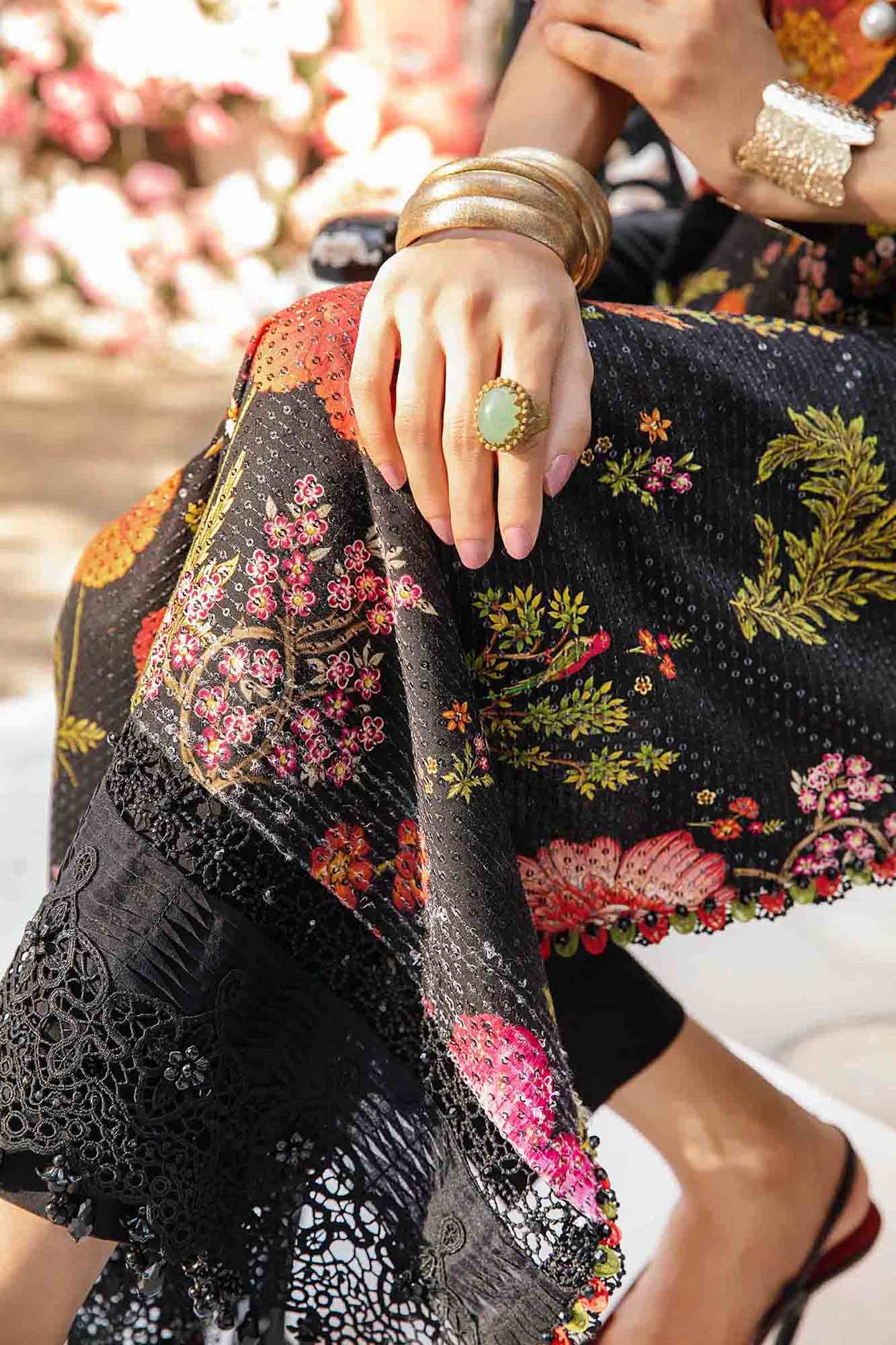 M.Prints By Maria B Unstitched 3 Piece Eid Edit Summer Collection'2025-MPT-07-B