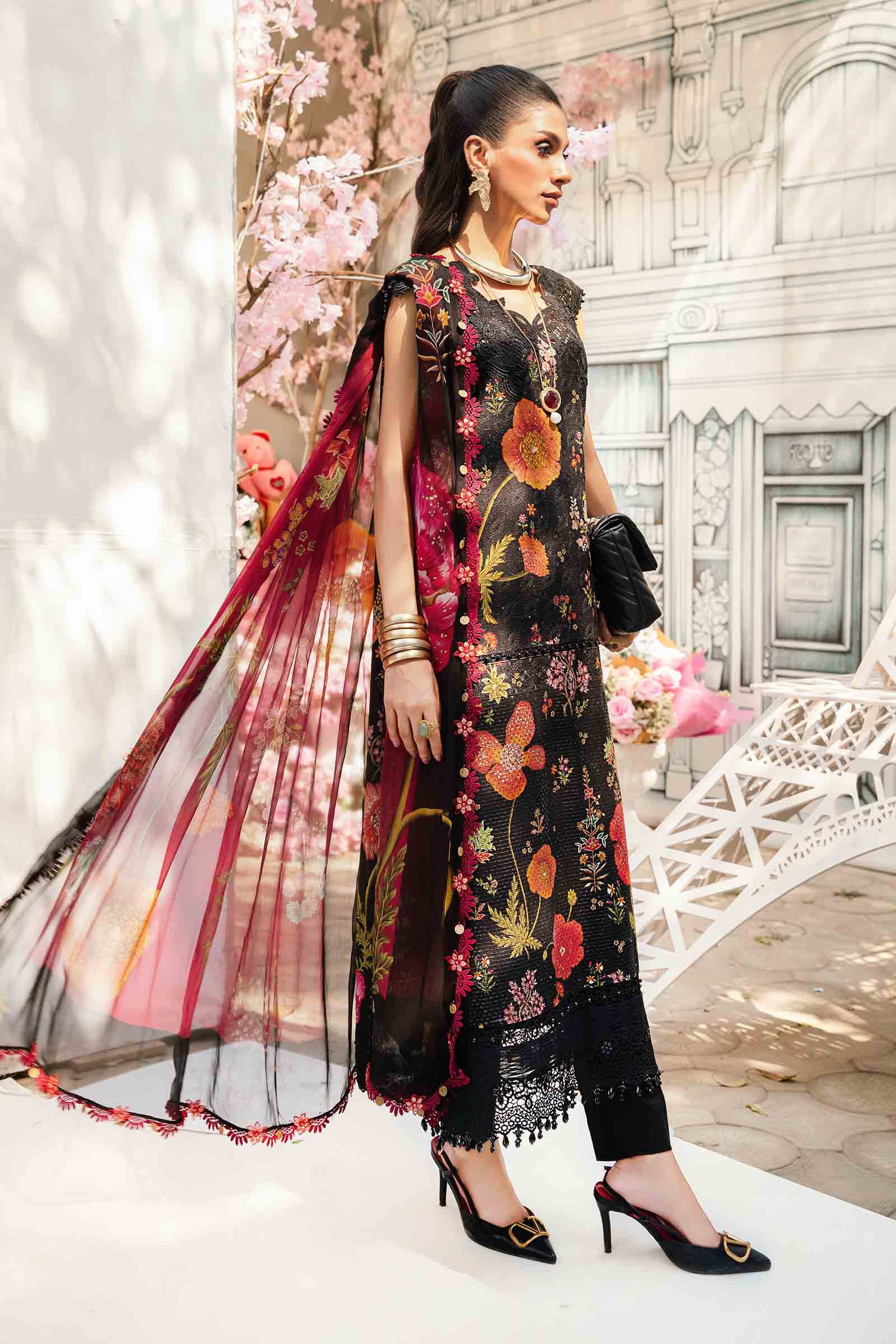 M.Prints By Maria B Unstitched 3 Piece Eid Edit Summer Collection'2025-MPT-07-B