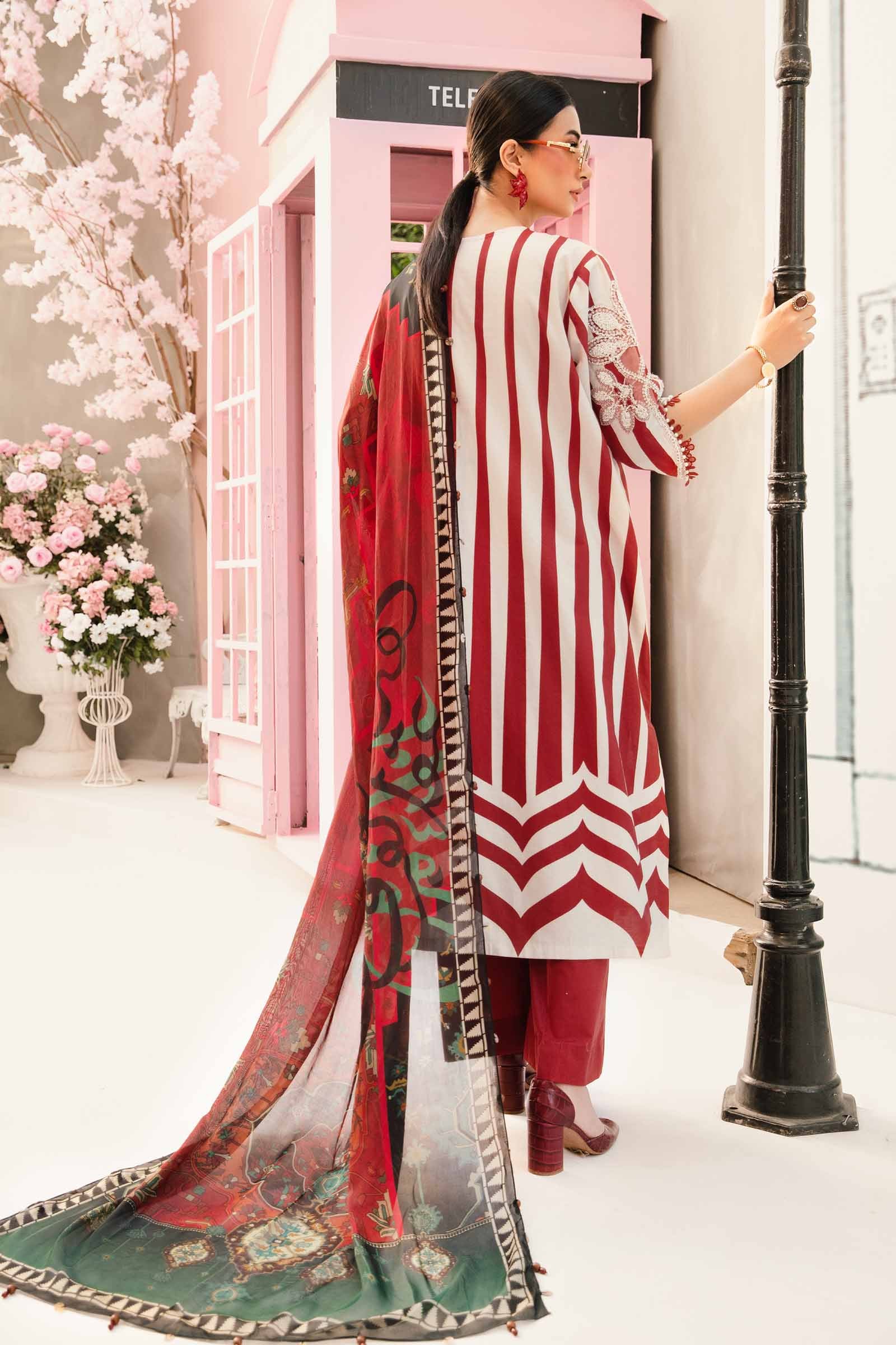 M.Prints By Maria B Unstitched 3 Piece Eid Edit Summer Collection'2025-MPT-09-A