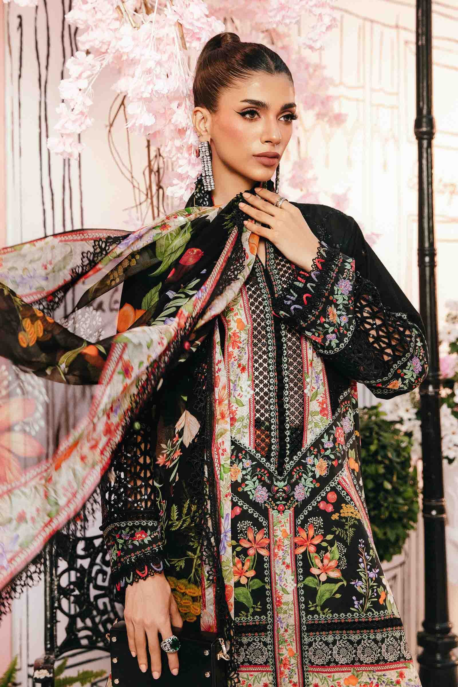 M.Prints By Maria B Unstitched 3 Piece Eid Edit Summer Collection'2025-MPT-10-B