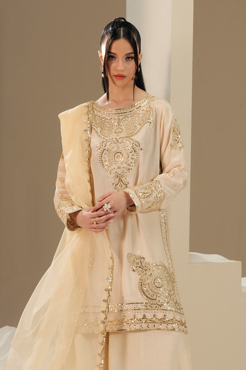 Lyla By Maryum N Maria Stitched 3 Piece Luxury Formals Collection'2025-Lagom-Ms50377