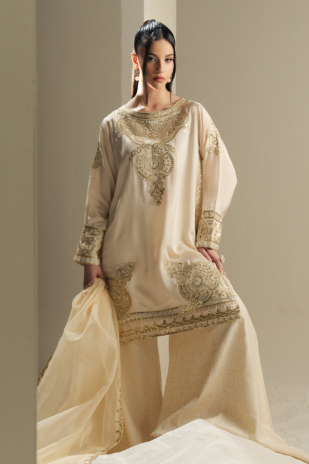Lyla By Maryum N Maria Stitched 3 Piece Luxury Formals Collection'2025-Lagom-Ms50377