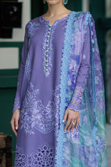 Orient Express By Mushq Unstitched 3 Piece Luxury Emb Lawn Collection'2024-MSF-05-Adeline