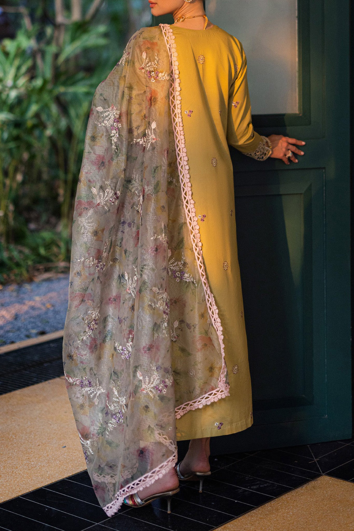 Orient Express By Mushq Unstitched 3 Piece Luxury Emb Lawn Collection'2024-MSF-07-Delice