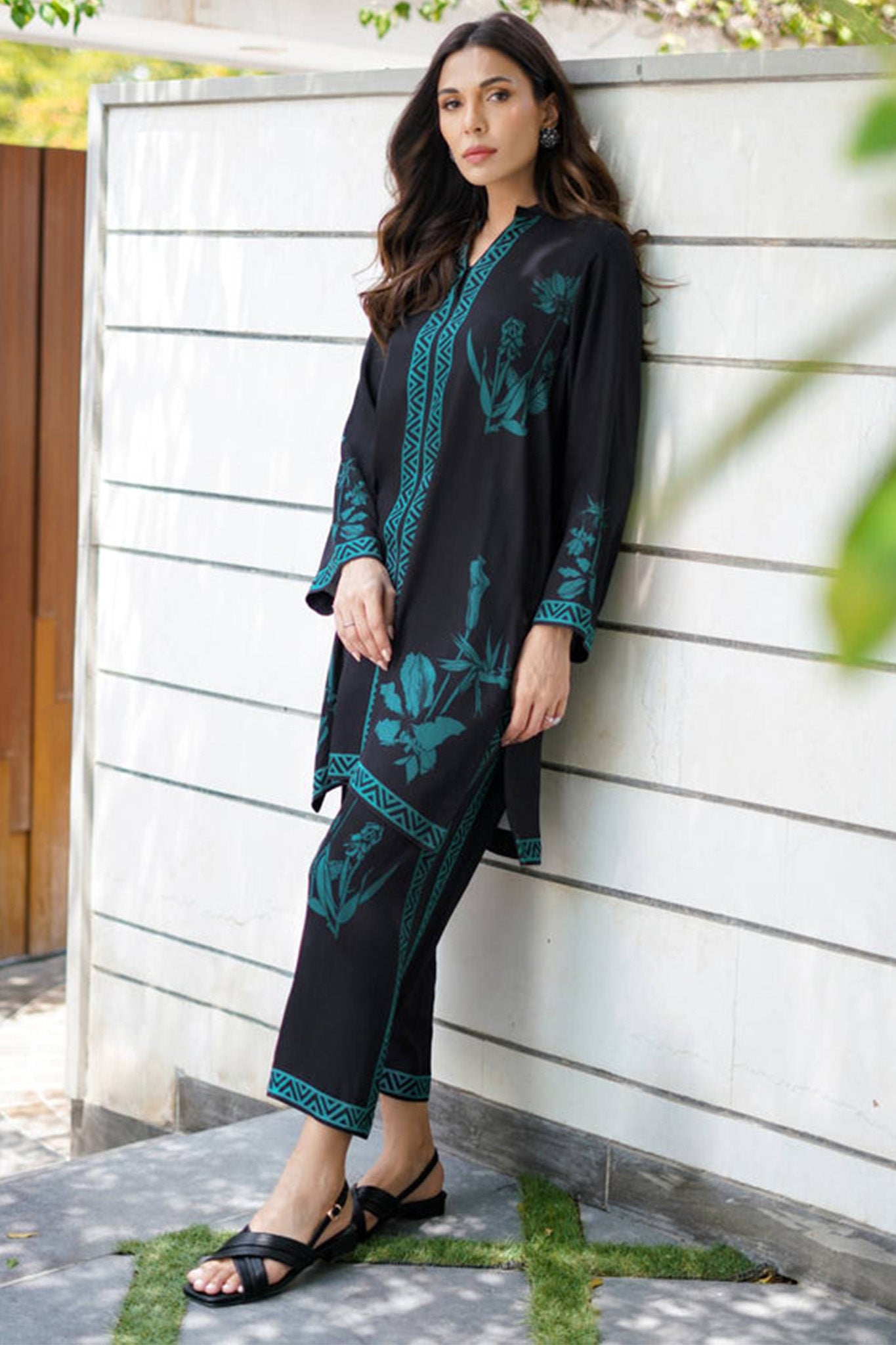 Print Edit By Sahar Unstitched 2 Piece Marina Fall Collection'2024-MT-01