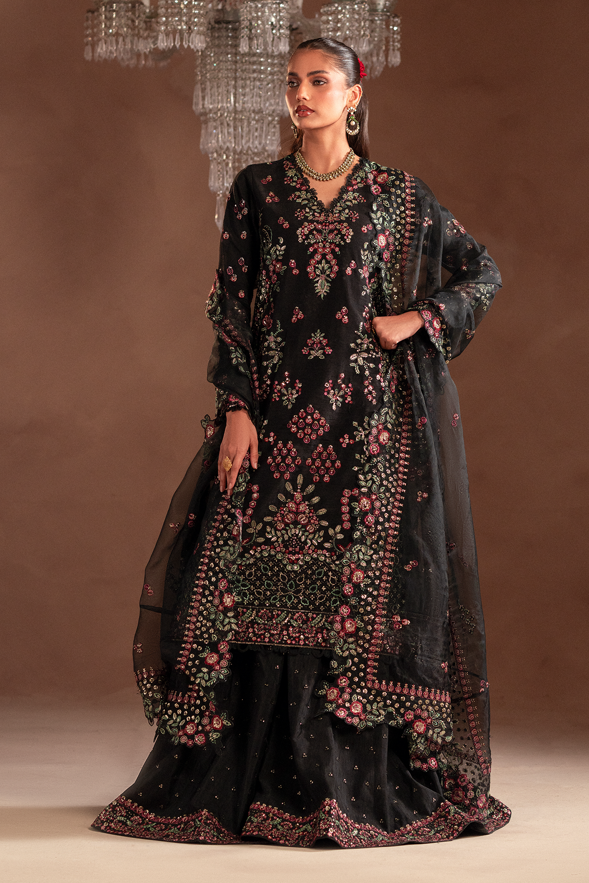 Selene Korean by Emaan Adeel Unstitched 3 Piece Raw Silk Collection'2024-Amarae