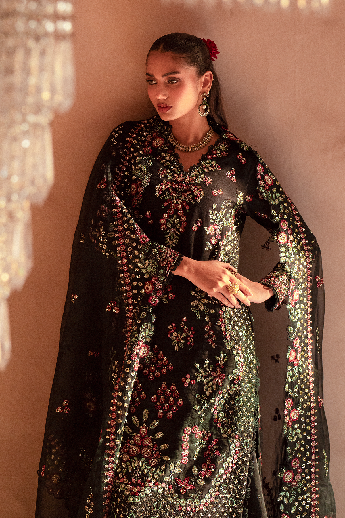 Selene Korean by Emaan Adeel Unstitched 3 Piece Raw Silk Collection'2024-Amarae