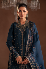 Selene Korean by Emaan Adeel Unstitched 3 Piece Raw Silk Collection'2024-Elisia