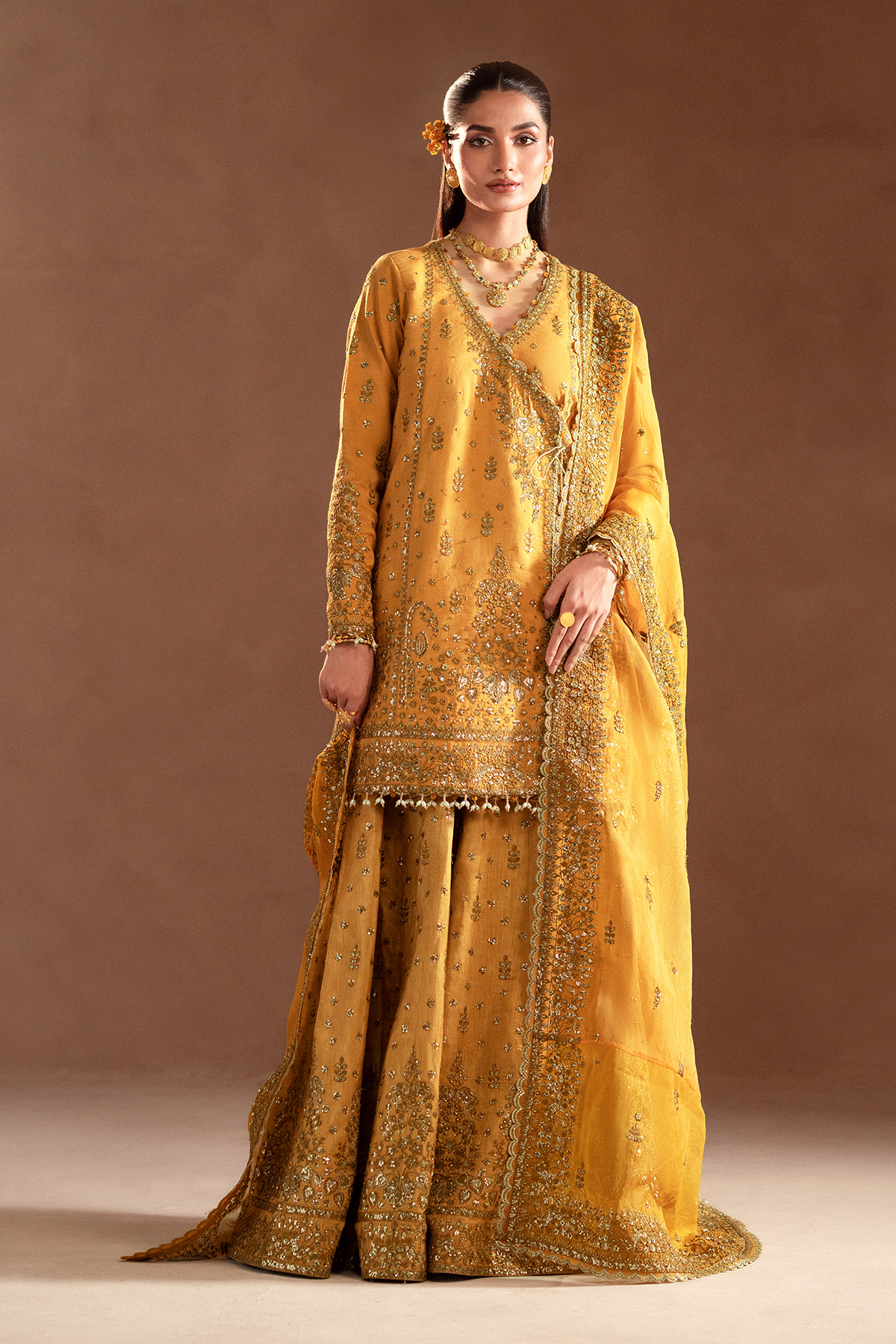 Selene Korean by Emaan Adeel Unstitched 3 Piece Raw Silk Collection'2024-Veloria