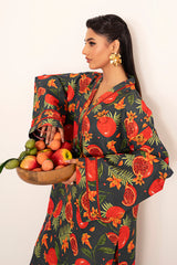 Fleur By Sheenora Stitched 2 Piece Co Ords Silk Lawn Collection-Bloom Bliss