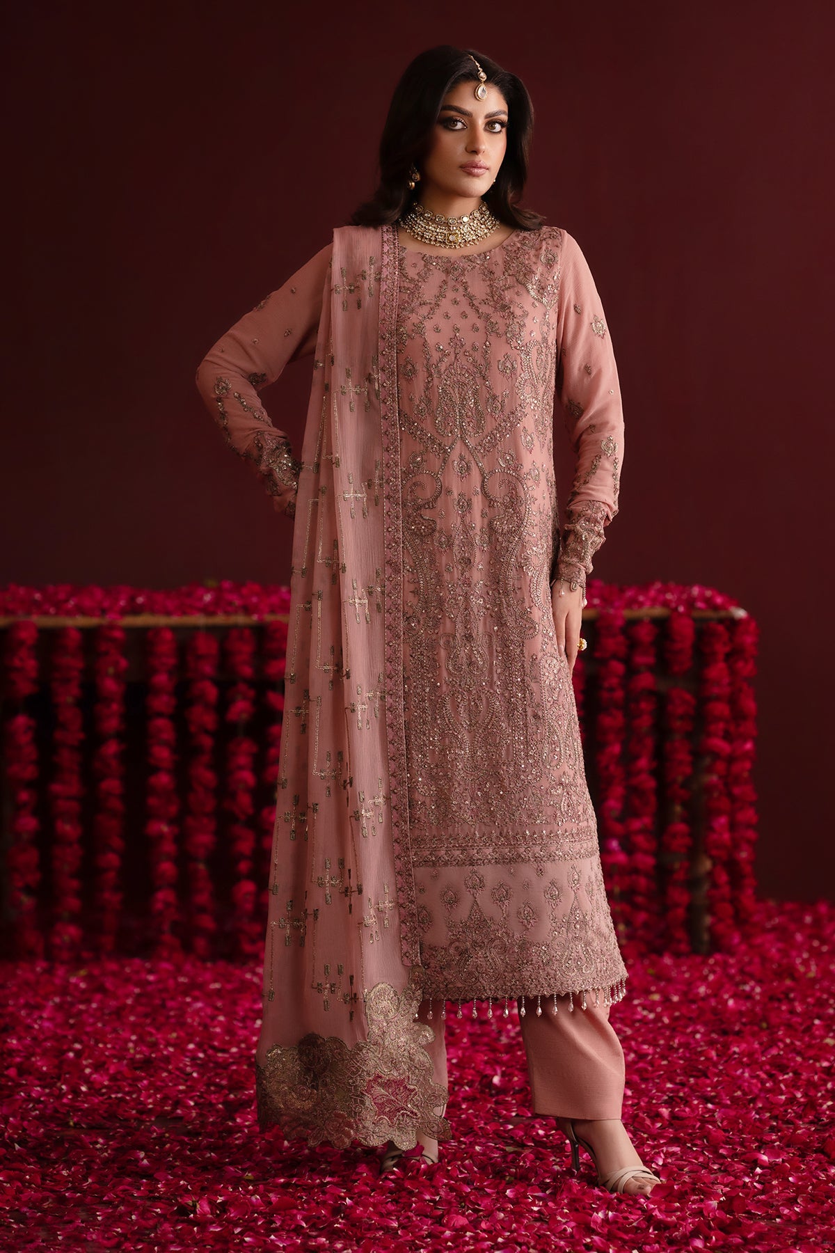 Nooresha By Emaan Adeel Unstitched 3 Piece Formals Collection-Shaheena