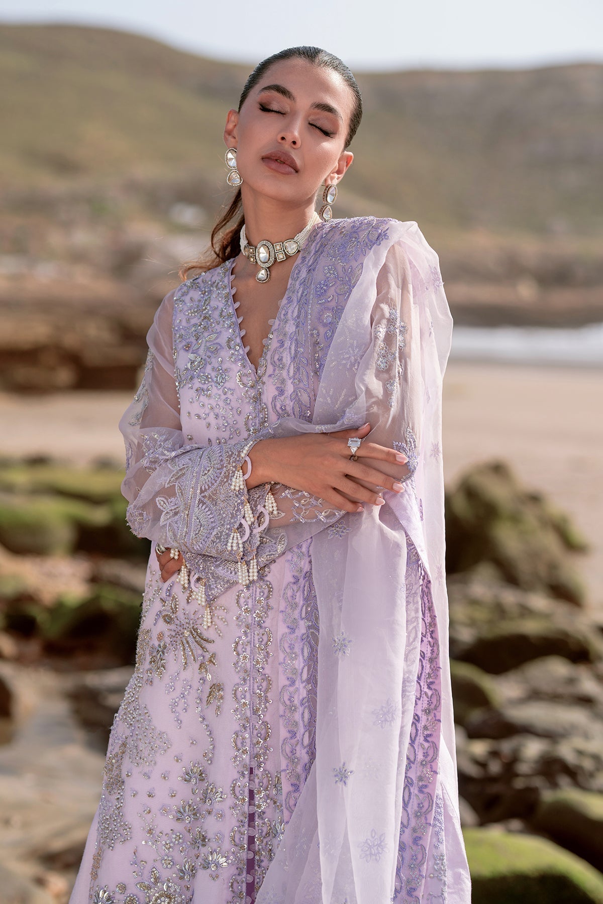 Reveuse By Emaan Adeel Unstitched 3 Piece Wedding Formals Collection'2024-SELINA