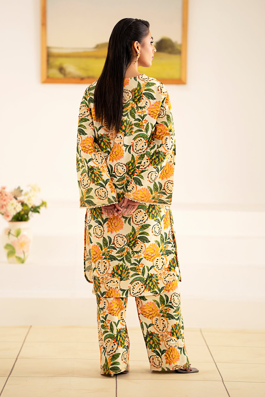 Fleur Co Ords By Sheenora Stitched 2 Piece Lawn Silk Collection'2024-Petal Pop