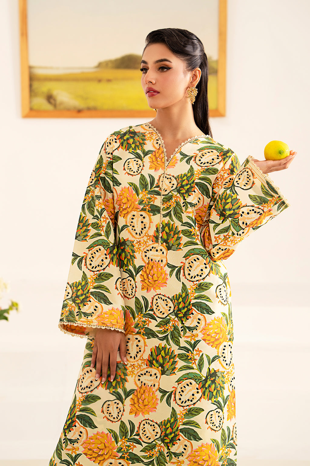 Fleur By Sheenora Stitched 2 Piece Co Ords Silk Lawn Collection-Petal Pop