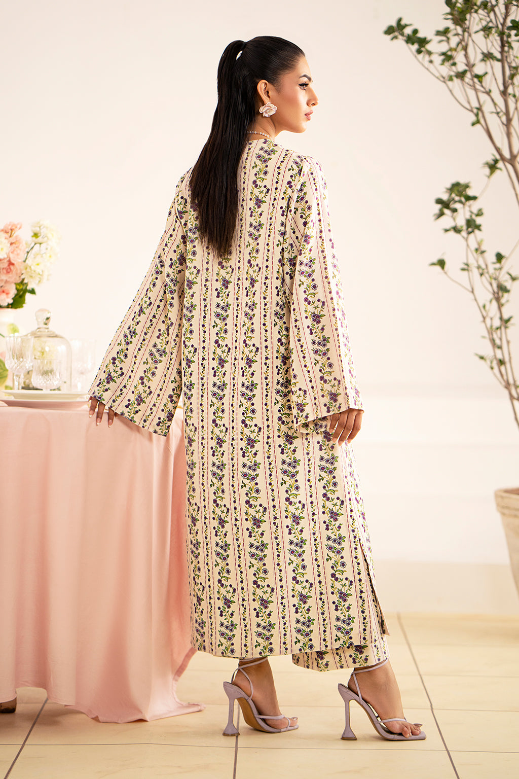 Fleur Co Ords By Sheenora Stitched 2 Piece Lawn Silk Collection'2024-Petal Party