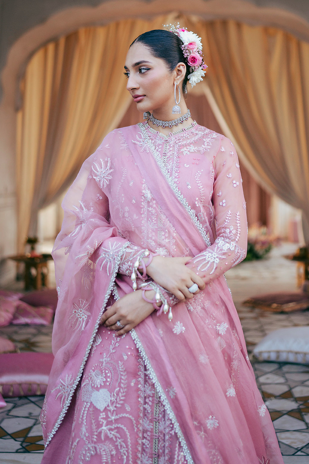 Silsila By Meeral Unstitched 3 Piece Formals Collection'2025-Leya