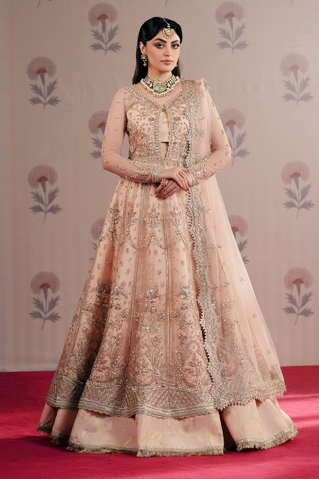 Zarposh Unstitched 3 Piece Formals Collection-Dilara