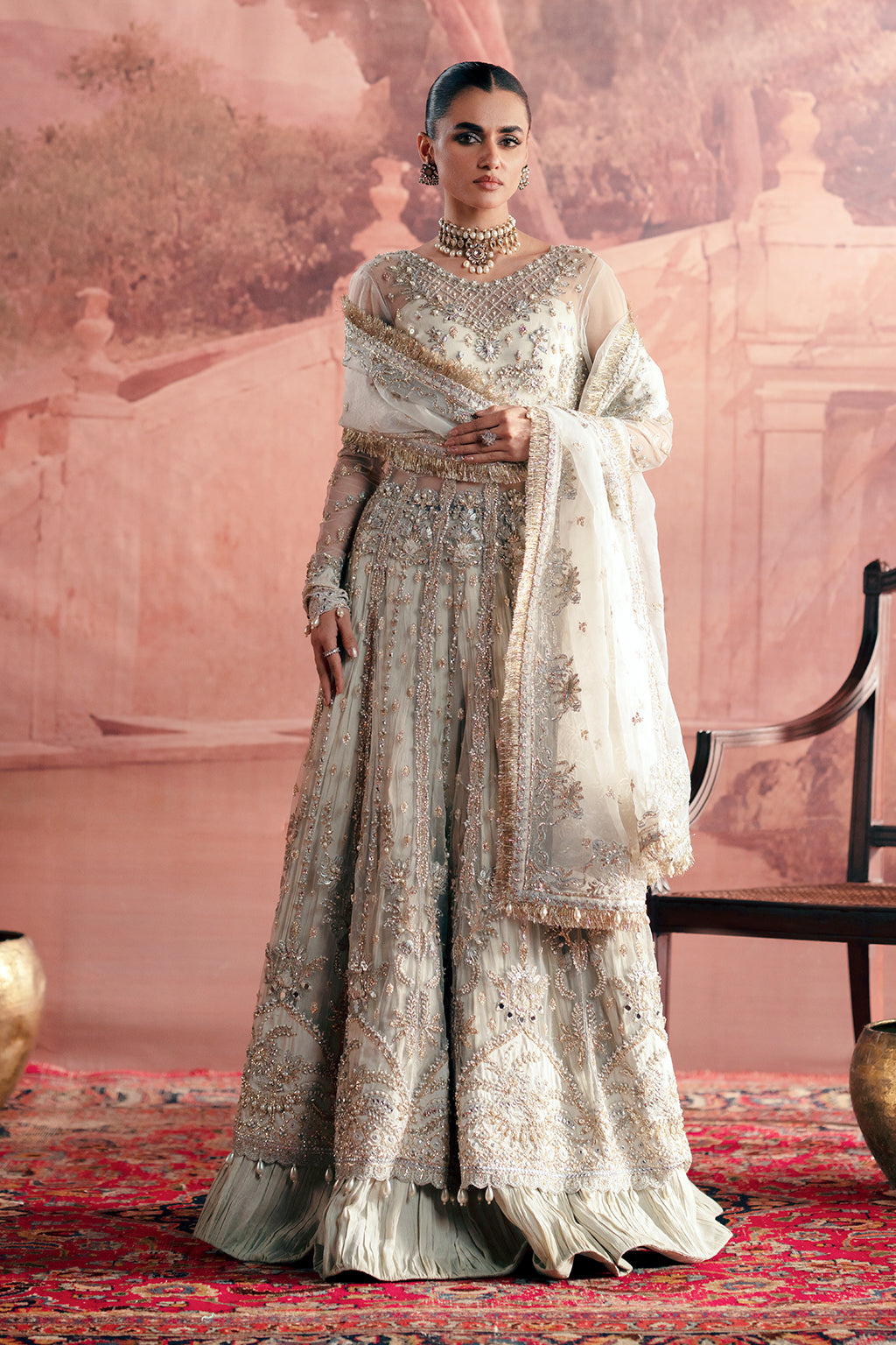 Zarposh Unstitched 3 Piece Formals Collection-Chandni
