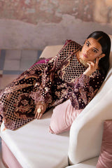 Saanjh By Emaan Adeel Unstitched 3 Piece Velvet Edit Collection'2024-Anika