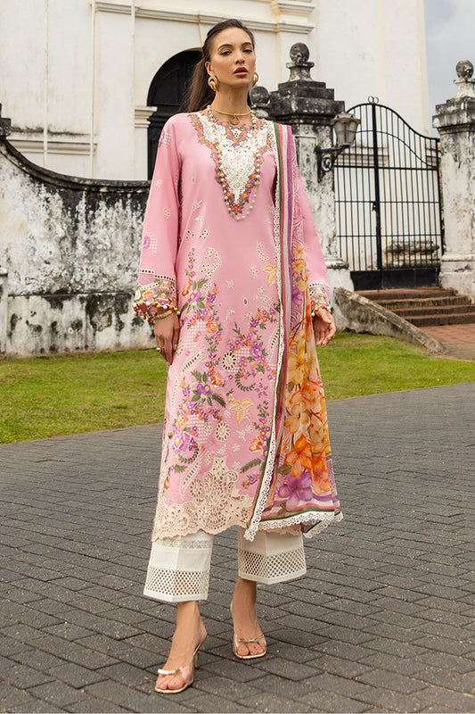 Manaram By Mushq Unstitched 3 Piece Luxury Lawn Collection'2025-MUN-12-Twinkling Tempos