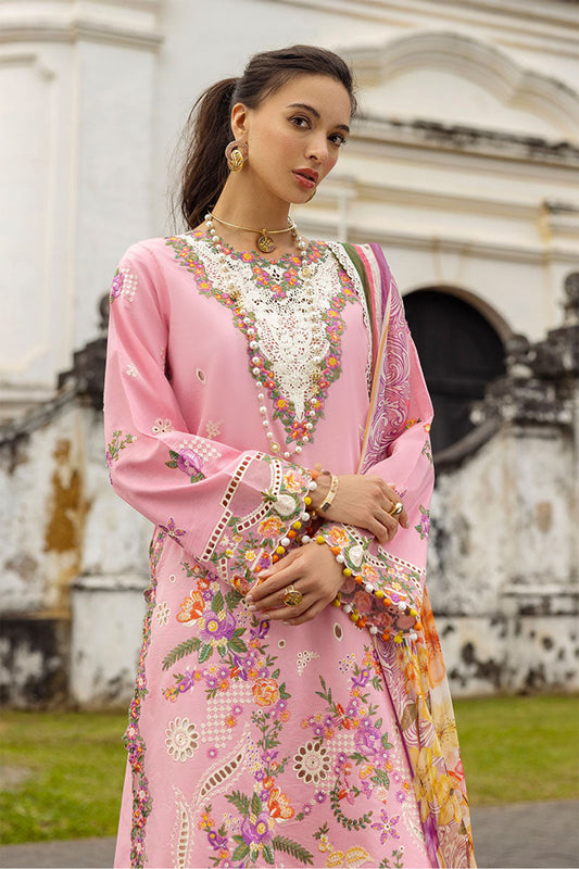 Manaram By Mushq Unstitched 3 Piece Luxury Lawn Collection'2025-MUN-12-Twinkling Tempos