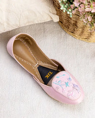 TJK Designs Loafers Collection'2025-Pink Meadow Loafer