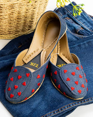 TJK Designs Loafers Collection'2025-Crimson Hearts Loafer