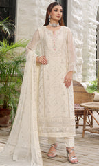 Shamooz Stitched 3 Piece Formals Suits-Ivory Dreams SEM-0705