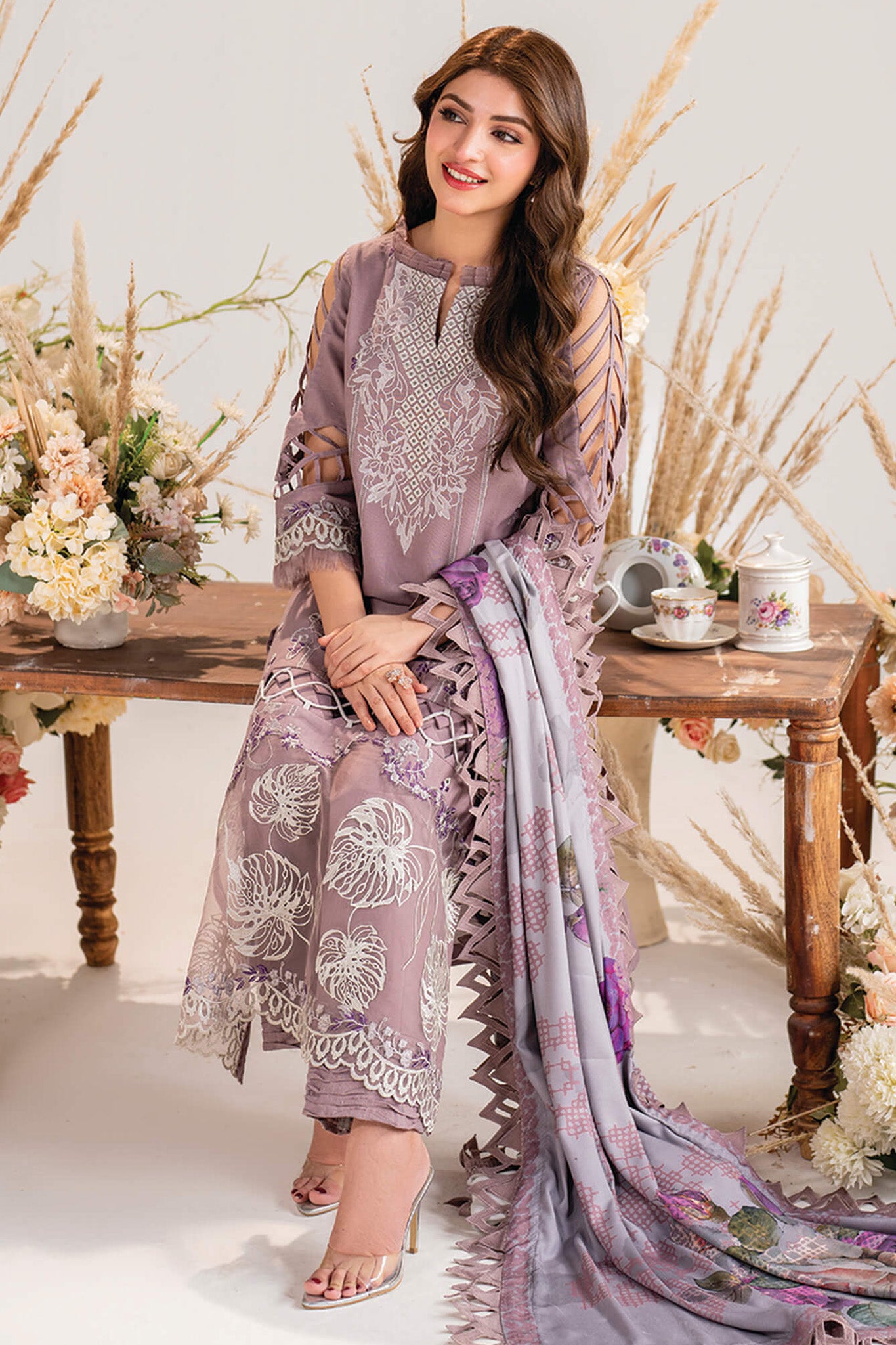 Meraki By Asifa Nabeel Unstitched 3 Piece Winter Vol-01 Collection'2024