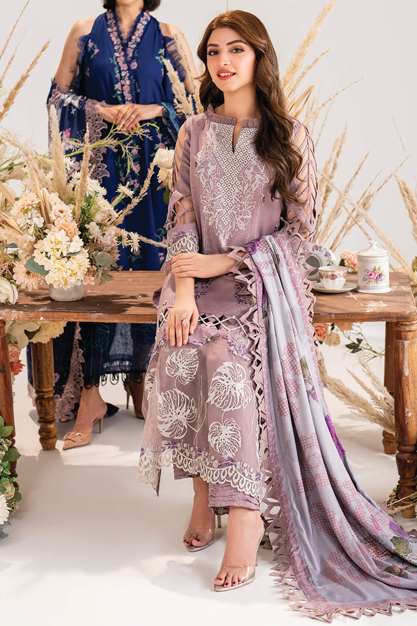 Meraki By Asifa Nabeel Unstitched 3 Piece Winter Vol-01 Collection'2024