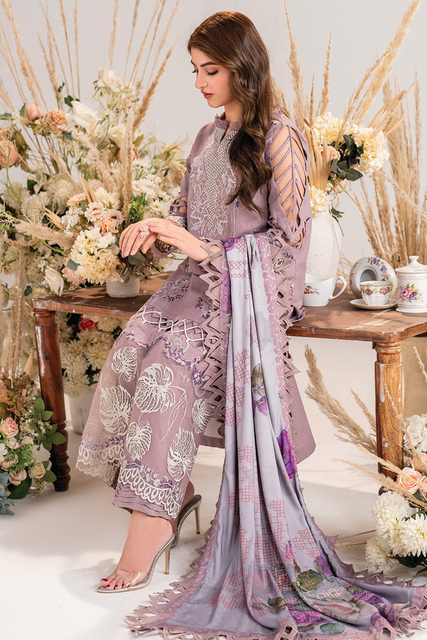 Meraki By Asifa Nabeel Unstitched 3 Piece Winter Vol-01 Collection'2024