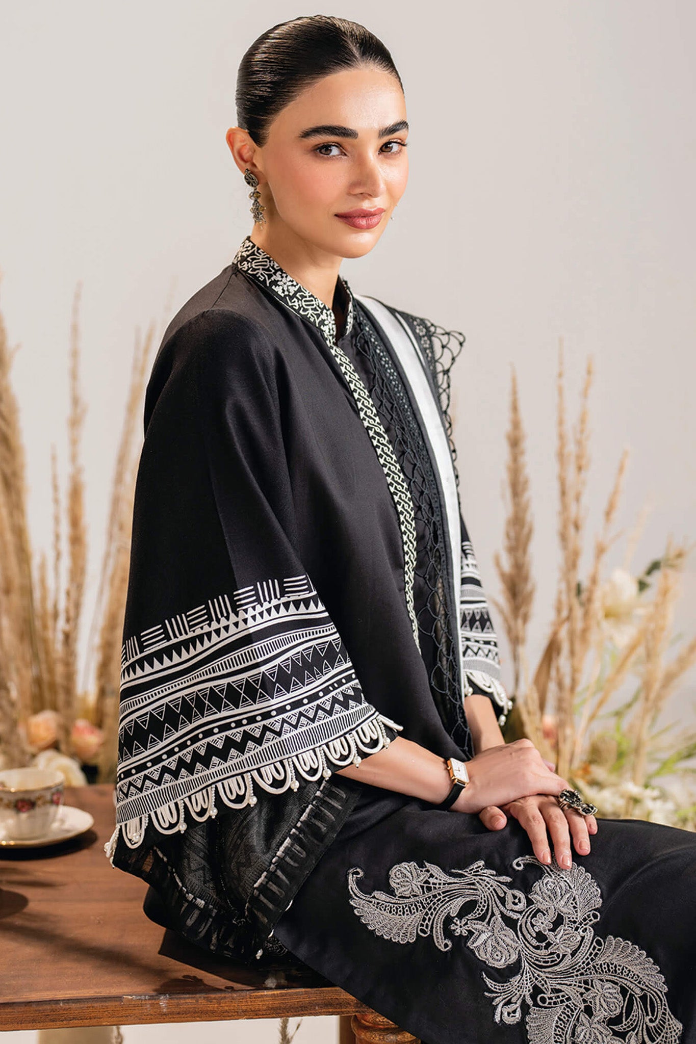 Meraki By Asifa Nabeel Unstitched 3 Piece Winter Vol-01 Collection'2024