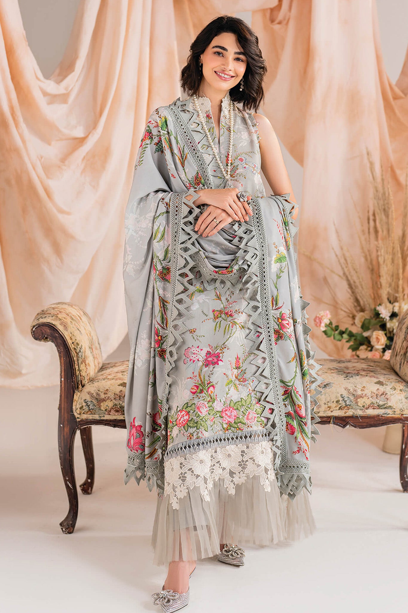 Meraki By Asifa Nabeel Unstitched 3 Piece Winter Vol-01 Collection'2024