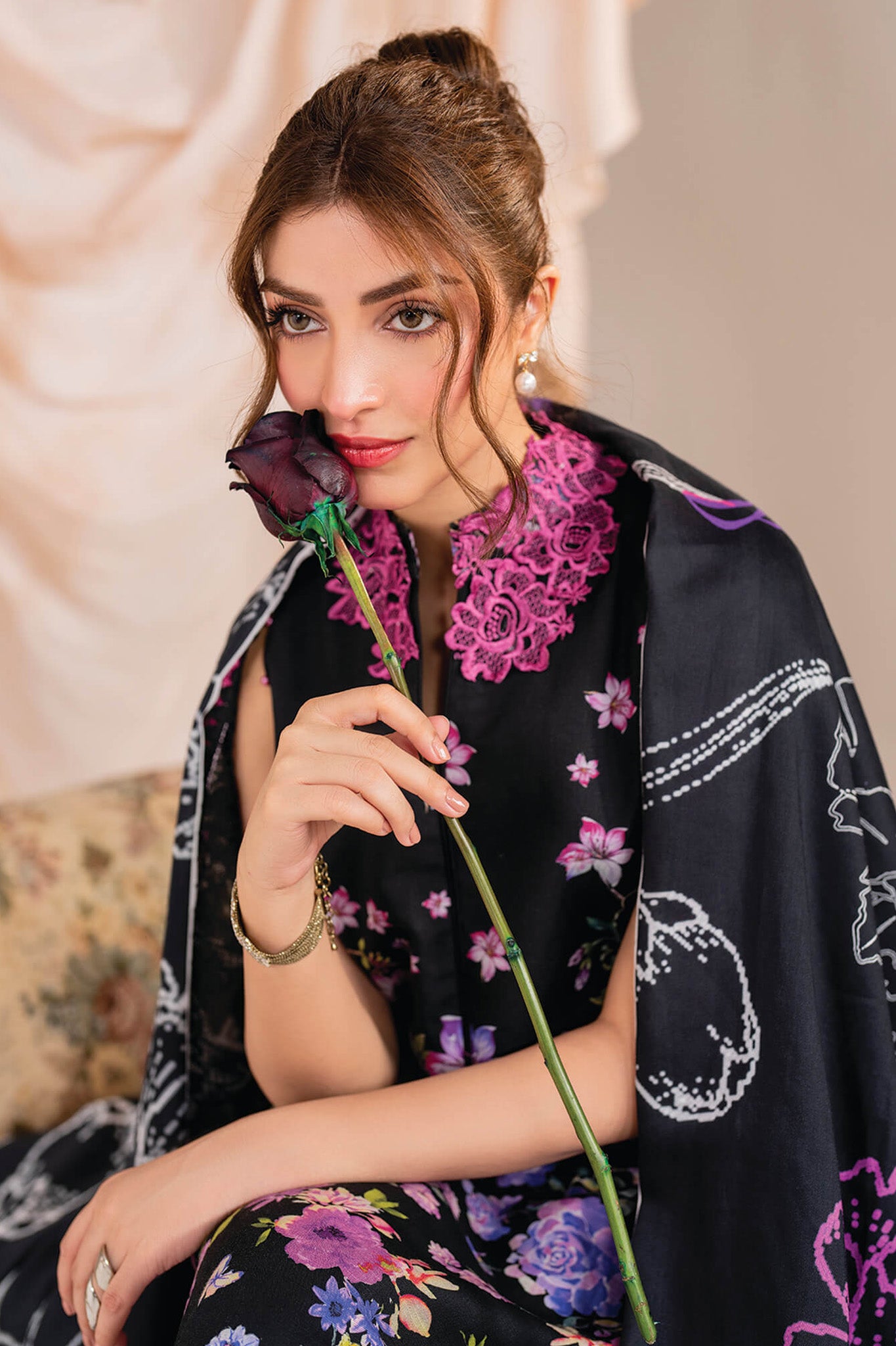 Meraki By Asifa Nabeel Unstitched 3 Piece Winter Vol-01 Collection'2024