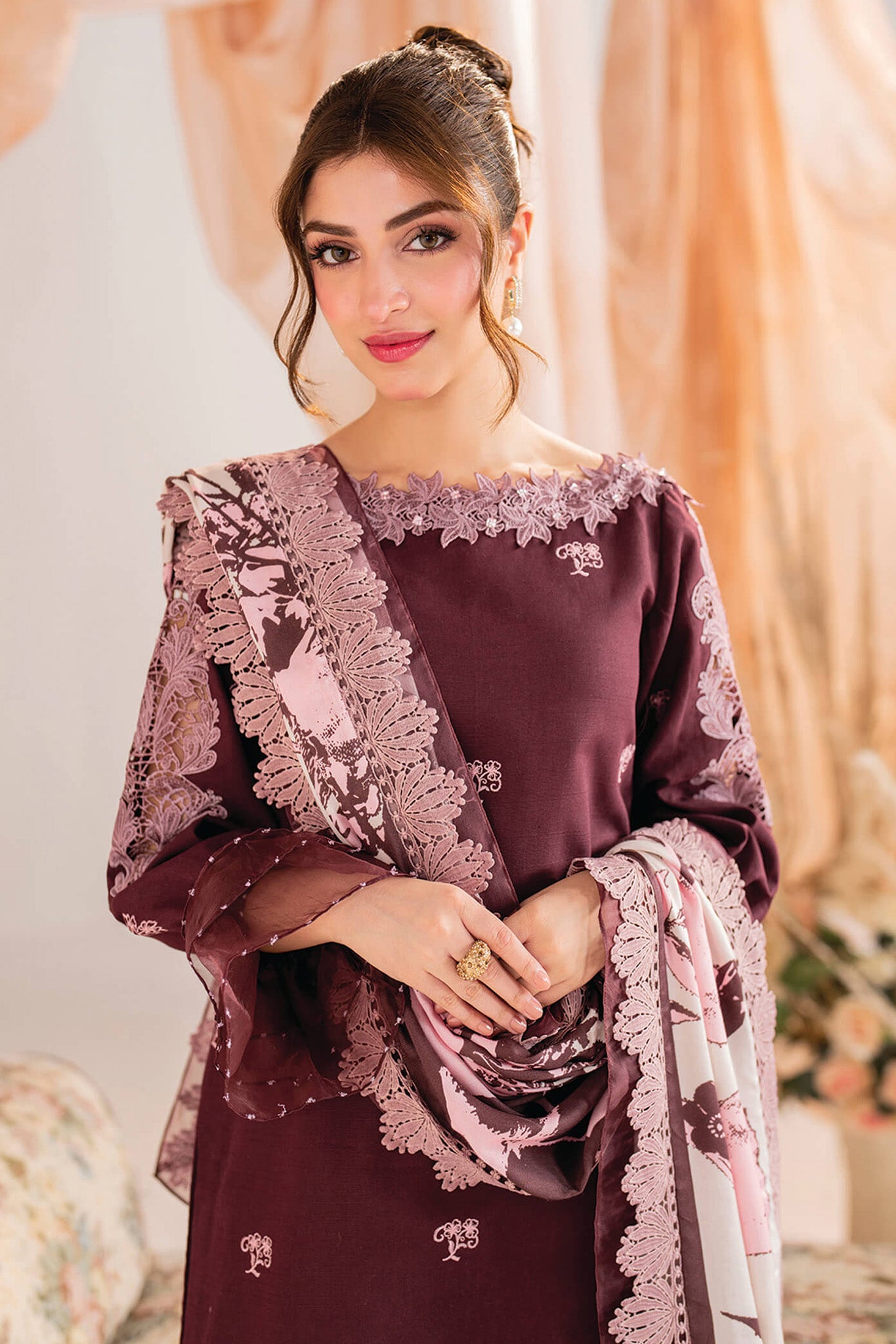 Meraki By Asifa Nabeel Unstitched 3 Piece Winter Vol-01 Collection'2024