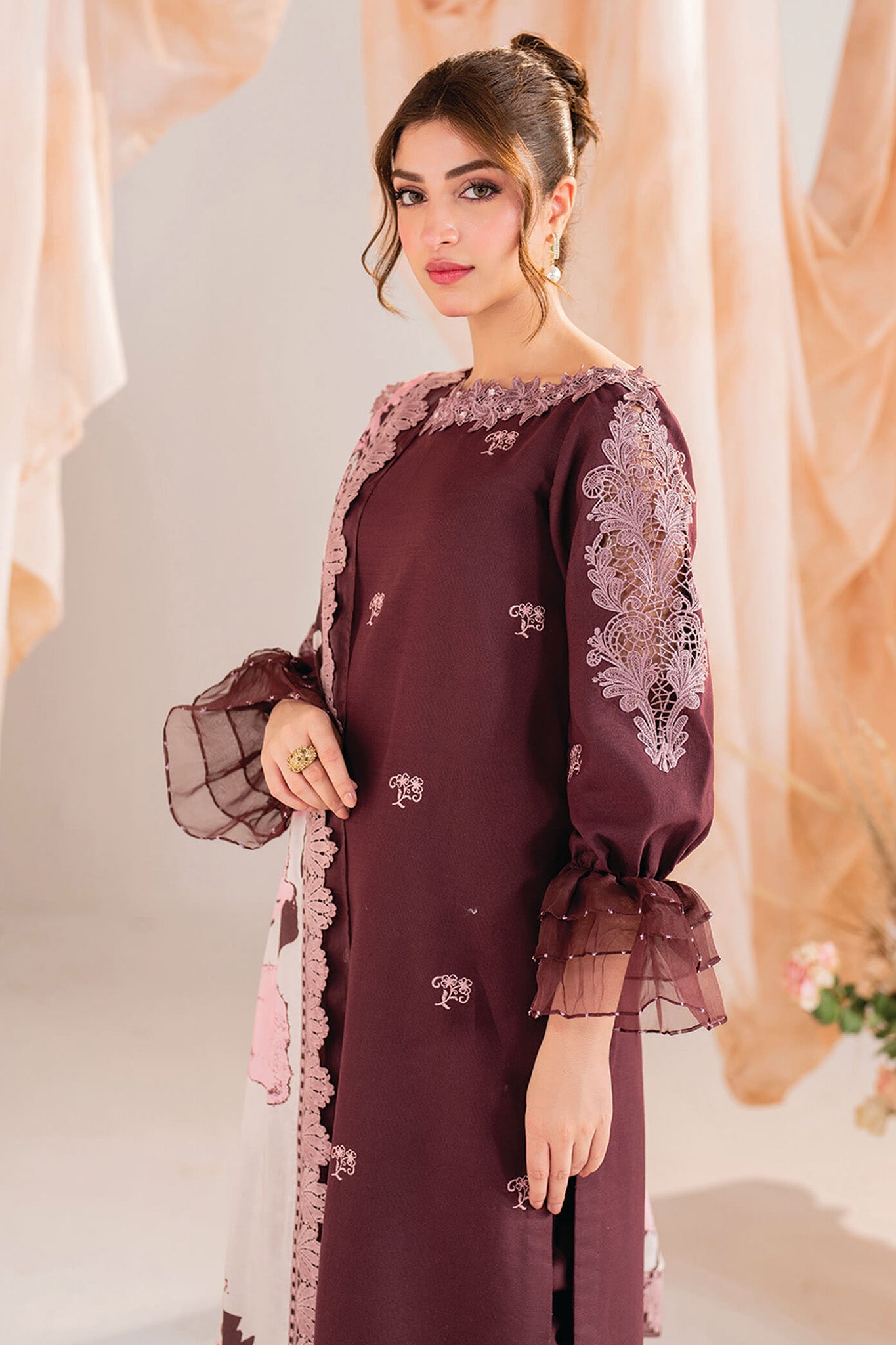 Meraki By Asifa Nabeel Unstitched 3 Piece Winter Vol-01 Collection'2024