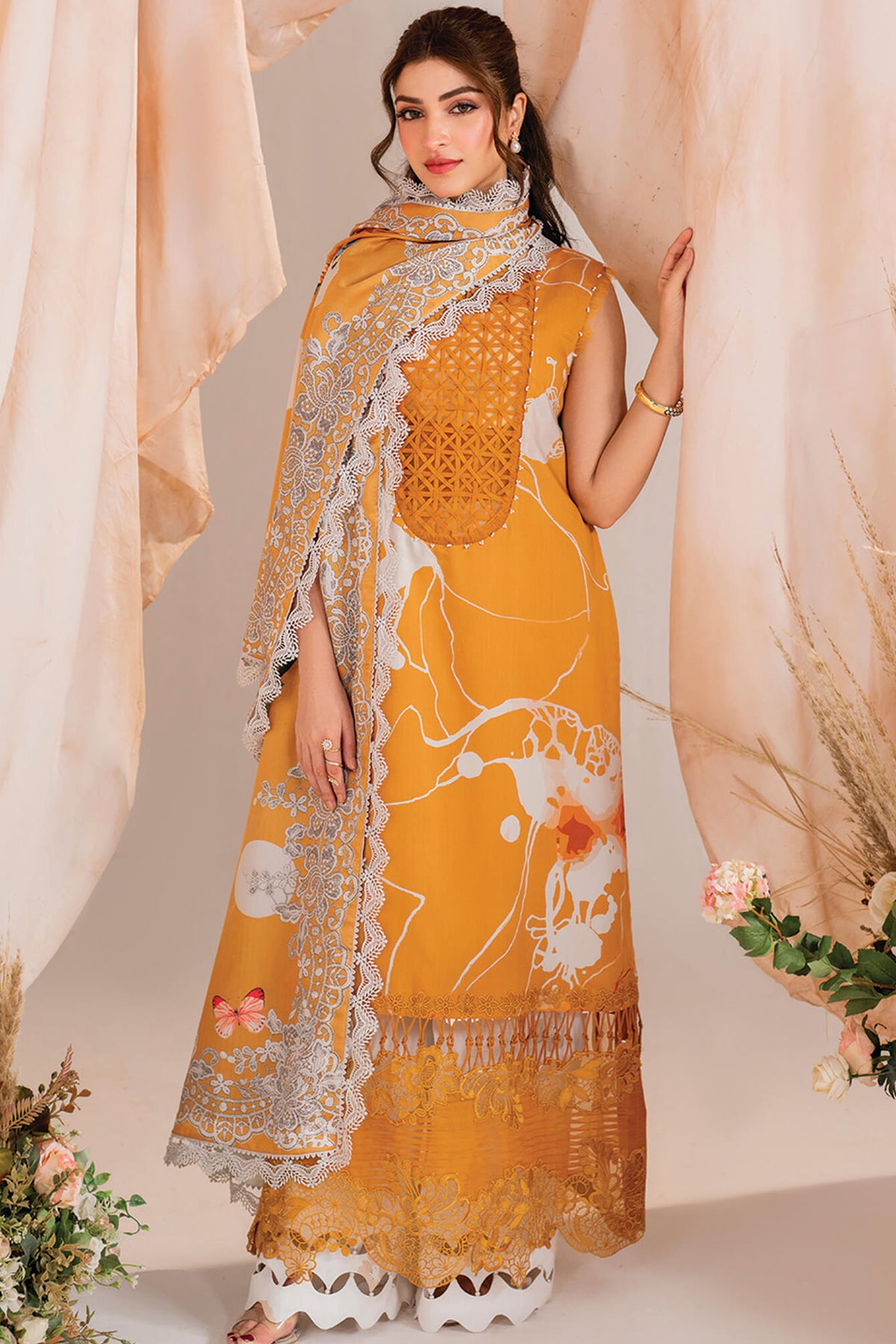 Meraki By Asifa Nabeel Unstitched 3 Piece Winter Vol-01 Collection'2024