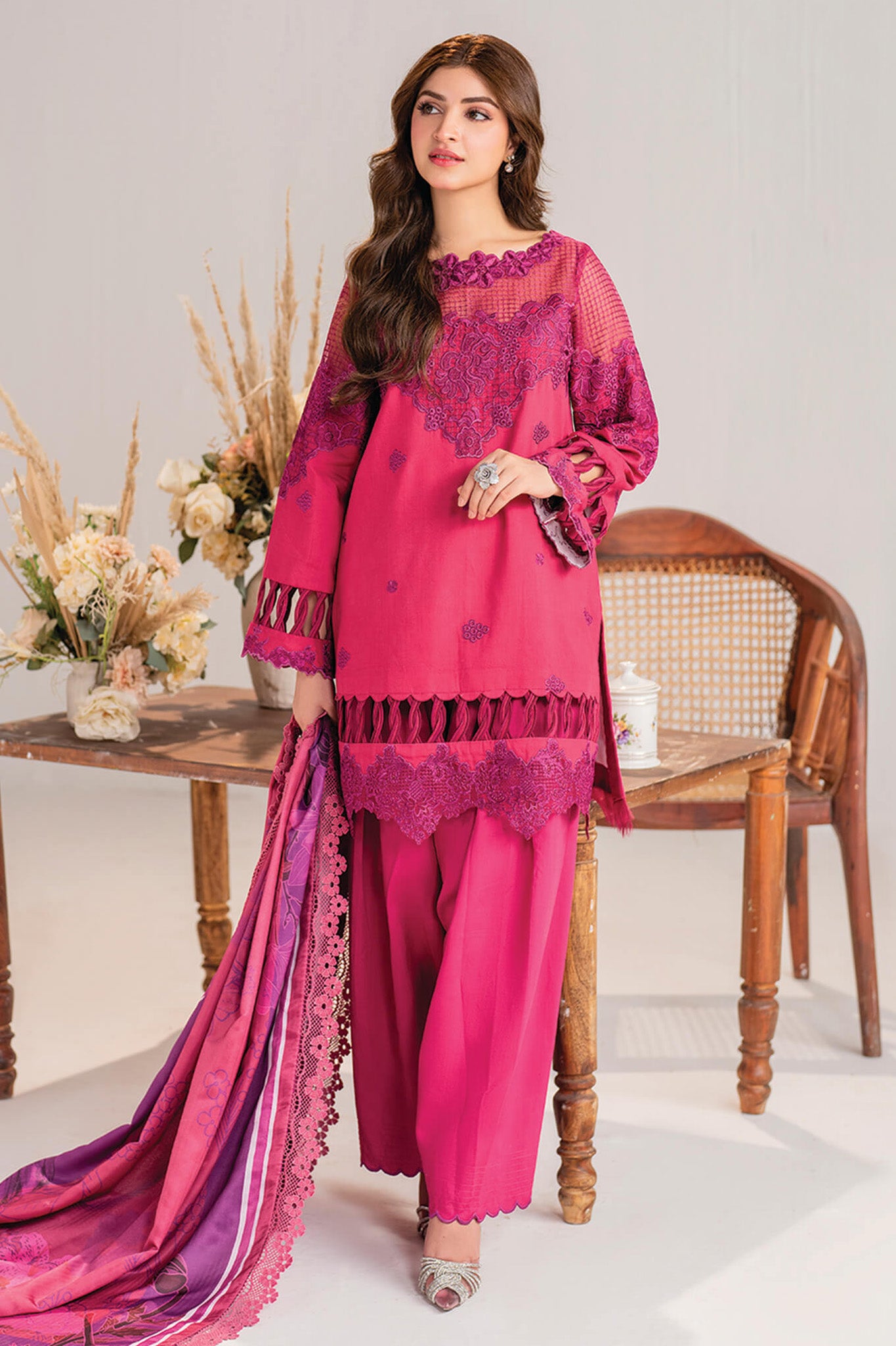 Meraki By Asifa Nabeel Unstitched 3 Piece Winter Vol-01 Collection'2024