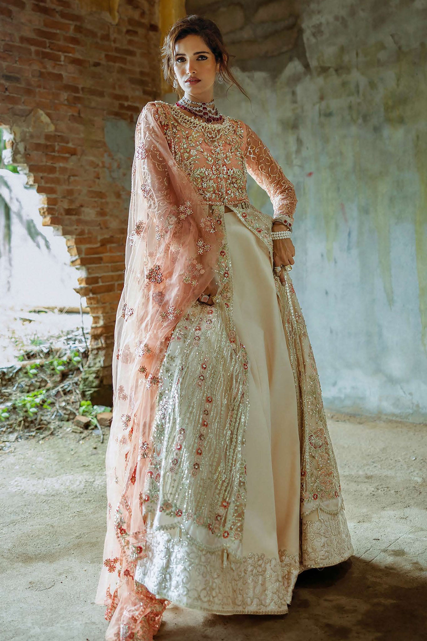 Stardust By Mushq Unstitched 3 Piece Wedding Collection'2024-MWD-01-Galaxy Gown