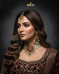 Compass Choker Set - Zeesy Jewellery