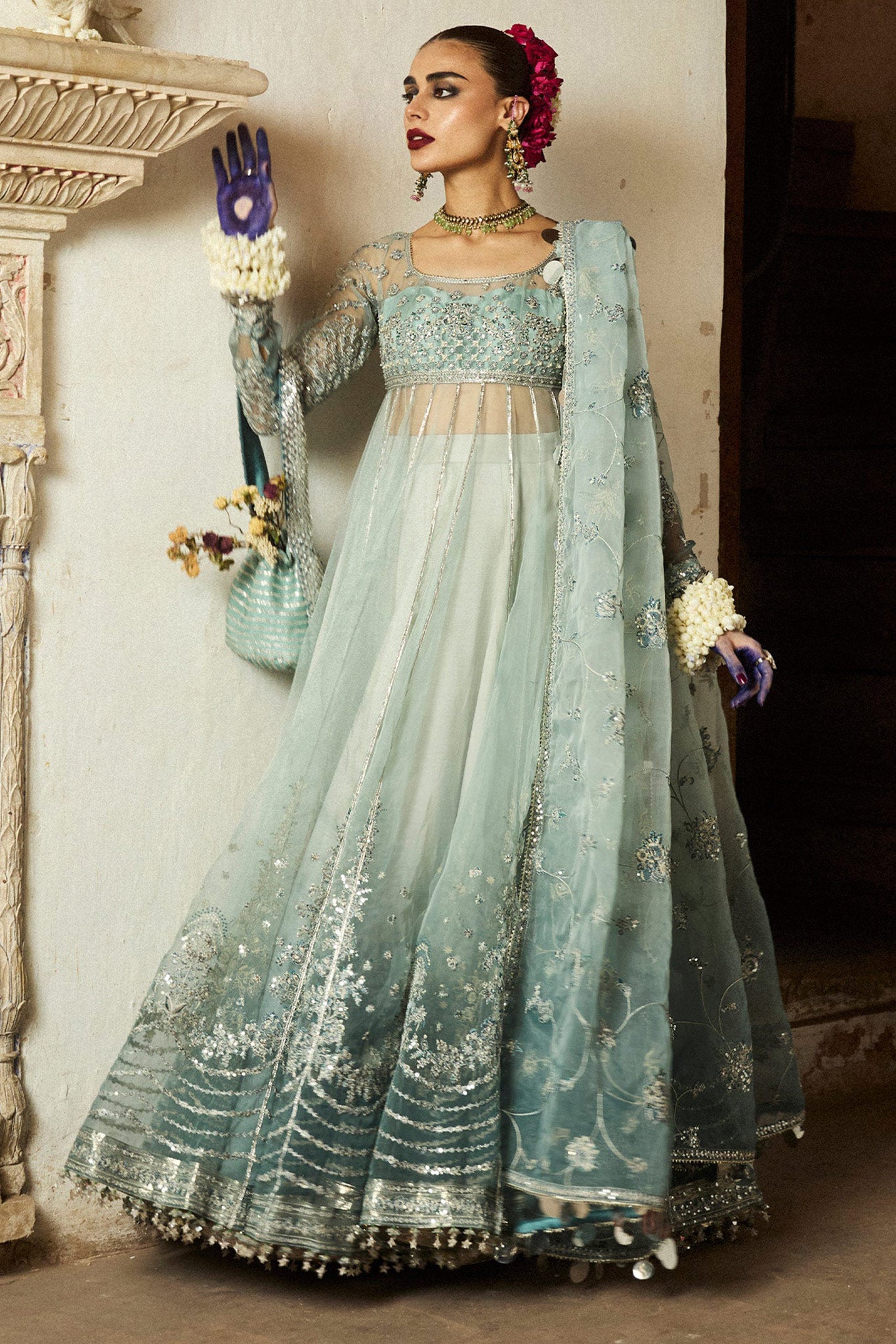 Hussain Rehar Unstitched 3 Piece Festive Formals Collection'2024-Maaiya