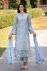 Damask By Afrozeh Unstitched 3 Piece Summer Edit Collection-AL-09-A-Maelis