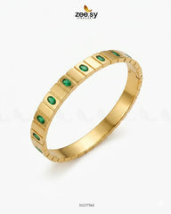 Zeesy-Maeve Emerald Crystal Bracelet