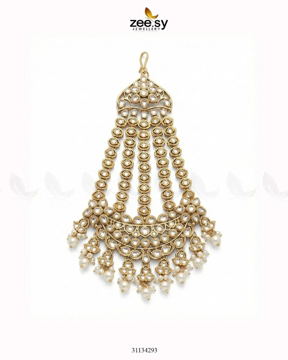 Majestic Faux Pearl Jhumar