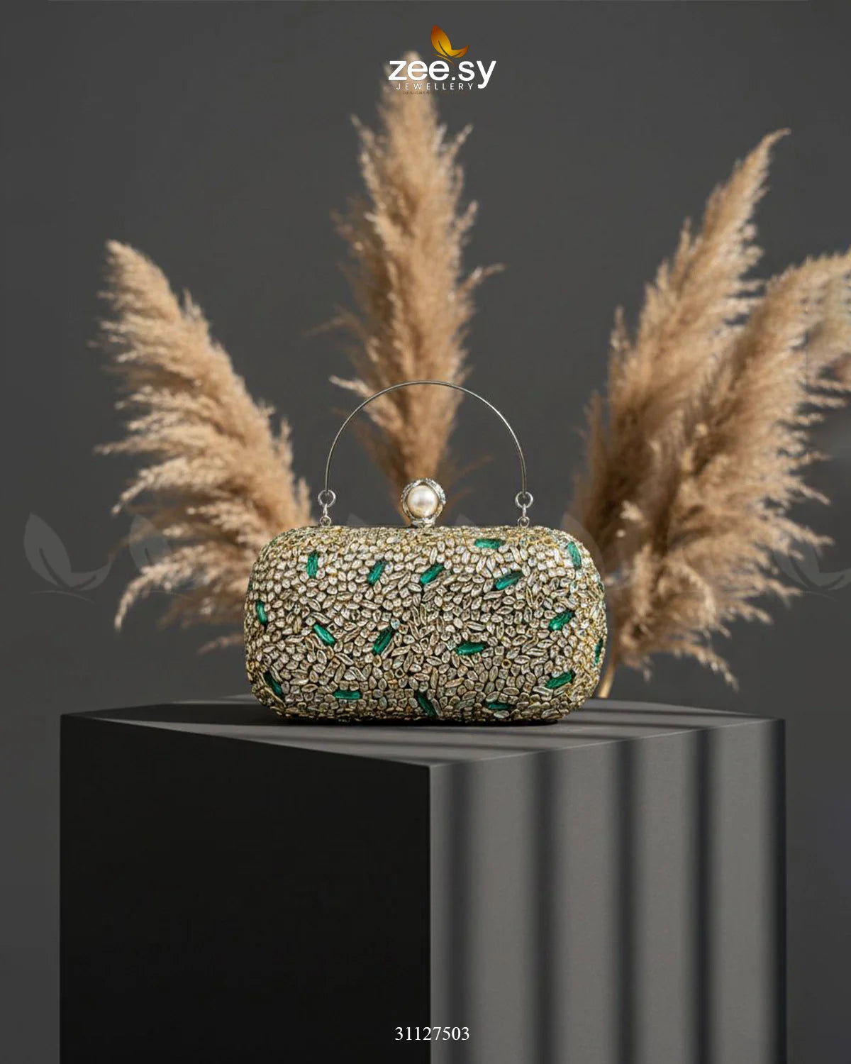 Majestic Gold Azure Evening Bag - Zeesy Jewellery