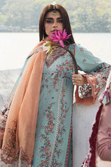 Hussain Rehar Unstitched 3 Piece Luxury Lawn Collection'2025-Malibu