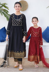 Modest Stitched 3 Piece Kids Formals Collection'2024-Zayla