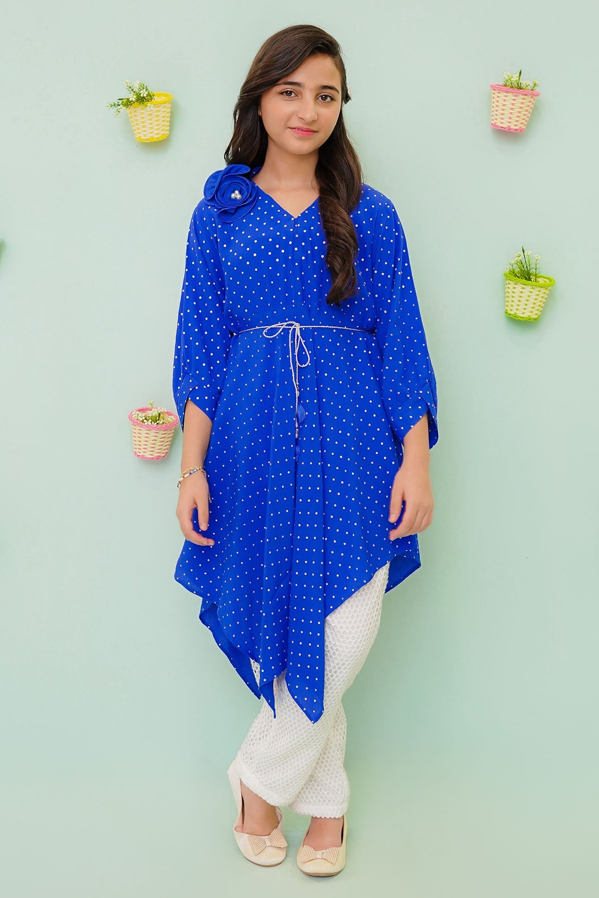 Cotton Crepe Printed 2 Pc Suit - Wear Ochre