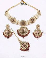 Mehar Pearl Kundan Choker Set