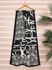 Tng By Md Men Stole Collection-Mehar Stole (Black - Men)